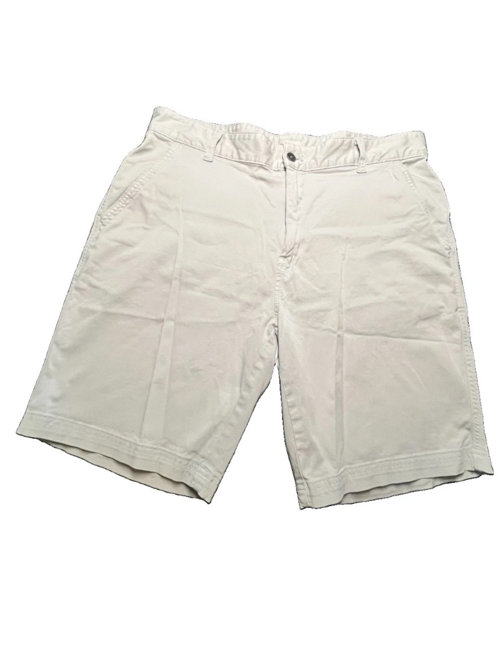 Calvin Klein Cream Bermuda Shorts, 38